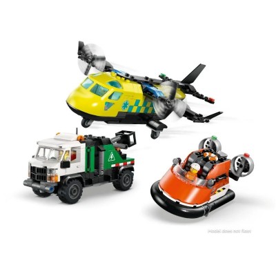 Конструктор LEGO City Ремікс літака, вантажівки та судна на повітряній подушці