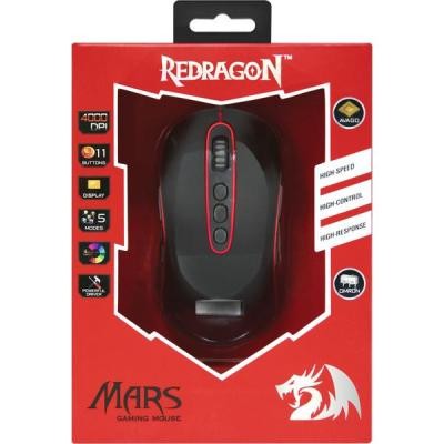 Мышка Redragon Mars TFT USB Black-Red (74846)