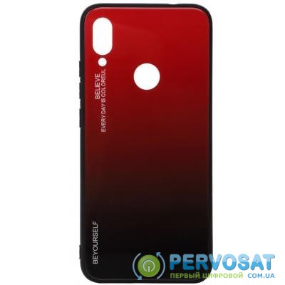 Чехол для моб. телефона BeCover Gradient Glass Xiaomi Redmi Note 7 Red-Black (703603)