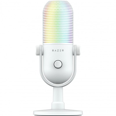 Мікрофон геймінговий Razer Seiren V3 Chroma, Uni, RGB, USB-A, 2м, білий