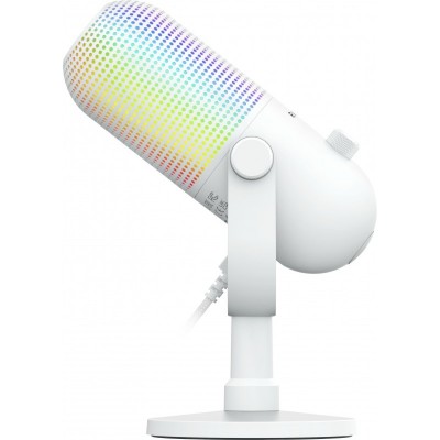 Мікрофон геймінговий Razer Seiren V3 Chroma, Uni, RGB, USB-A, 2м, білий