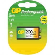 Аккумулятор Крона GP 200mAh * 1 GP (GP20R8H-2UE1) Аккумулятор Крона GP 200mAh * 1 GP (GP20R8H-2UE1)