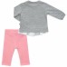 Набор детской одежды Tongs "LOVE IS WHERE MUM IS" (2623-86G-pink)