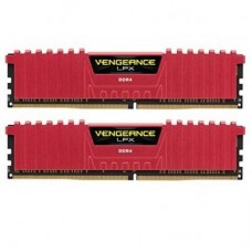 Модуль пам'яті для комп'ютера DDR4 32GB (2x16GB) 3200 MHz Vengeance LPX Red CORSAIR (CMK32GX4M2B3200C16R)
