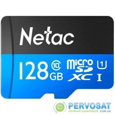 Карта памяти Netac 128GB microSDXC class 10 UHS-I P500 Standard (NT02P500STN-128G-R)