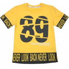Футболка дитяча Breeze "NEVER LOOK BACK" (14311-146B-yellow) Футболка дитяча Breeze "NEVER LOOK BACK" (14311-146B-yellow)