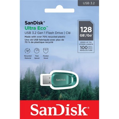 Накопичувач SanDisk 128GB USB 3.2 Gen 1 Ultra Eco
