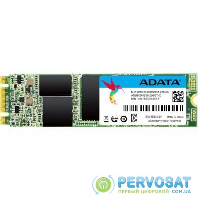 Накопитель SSD M.2 2280 256GB ADATA (ASU800NS38-256GT-C)