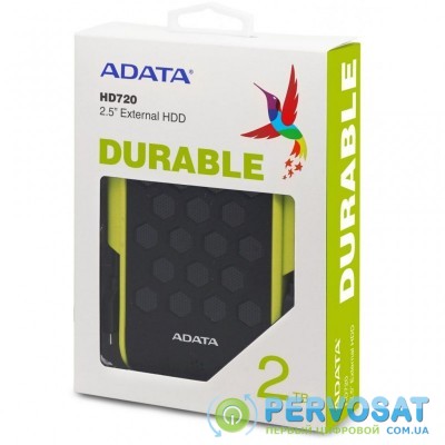 Внешний жесткий диск 2.5" 2TB ADATA (AHD720-2TU31-CGN)