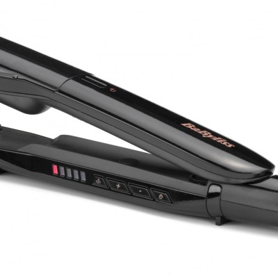 Випрямляч Babyliss Steam Smoth, темп.режимов-5, 150-230°C, з парою, термо килимок, кераміка, чорний
