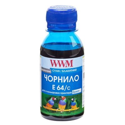 Чернила WWM EPSON L110/L210/L355 100g Cyan (E64/C-2)