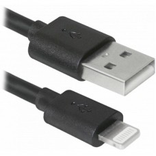 Дата кабель USB 2.0 AM to Lightning 1.0m ACH01-03BH Defender (87478) Дата кабель USB 2.0 AM to Lightning 1.0m ACH01-03BH Defender (87478)
