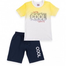 Набір дитячого одягу Breeze футболка "COOL" з шортами (8867-104B-yellow) Набір дитячого одягу Breeze футболка "COOL" з шортами (8867-104B-yellow)