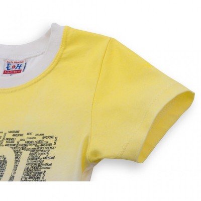Набір дитячого одягу Breeze футболка "COOL" з шортами (8867-104B-yellow)