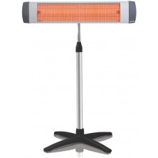 Обігрівач інфрачервоний UFO фламентін, 28м2, 2300Вт, мех. упр-ння, ун. монтаж, + ніжка, сірий/чорний Обігрівач інфрачервоний UFO фламентін, 28м2, 2300Вт, мех. упр-ння, ун. монтаж, + ніжка, сірий/чорний