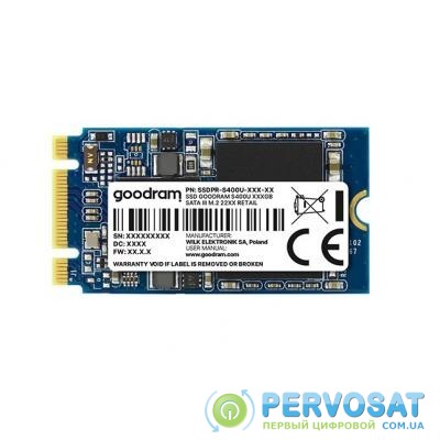Накопитель SSD M.2 2242 240GB GOODRAM (SSDPR-S400U-240-42)