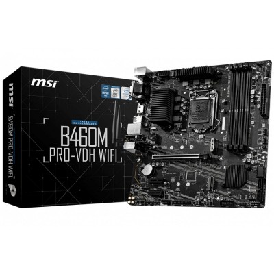 Материнcька плата MSI B460M_PRO-VDH_WIFI s1200 B460 4xDDR4 M.2 HDMI-DVI-VGA Wi-Fi!!!BT mATX