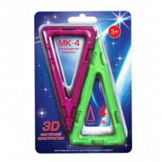 Конструктор Магнікон Додатковий набір трикутник, 4 шт. (MK-4-РТ) Конструктор Магнікон Додатковий набір трикутник, 4 шт. (MK-4-РТ)
