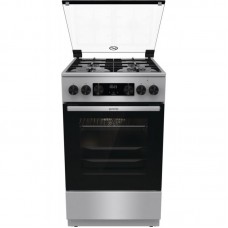 Плита Gorenje комбінована, 70л, 50x60см, дисплей, чавун, нерж Плита Gorenje комбінована, 70л, 50x60см, дисплей, чавун, нерж