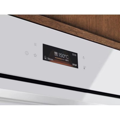 Духова шафа Electrolux електрична, 72л, A+, дисплей, конвекція, телескопічні напрямні, білий