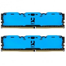 Модуль пам'яті для комп'ютера DDR4 16GB (2x8GB) 3000 MHz IRDM Blue GOODRAM (IR-XB3000D464L16S/16GDC) Модуль пам'яті для комп'ютера DDR4 16GB (2x8GB) 3000 MHz IRDM Blue GOODRAM (IR-XB3000D464L16S/16GDC)
