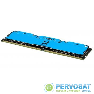 Модуль памяти для компьютера DDR4 16GB (2x8GB) 3000 MHz IRDM Blue GOODRAM (IR-XB3000D464L16S/16GDC)