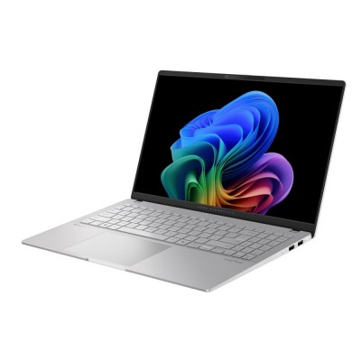 Ноутбук ASUS Vivobook S 15 S5507QA-MA058X 15.6" 3K OLED, Qualcomm X1E-78-10, 32GB, F1TB, UMA, Win11P, Сріблястий