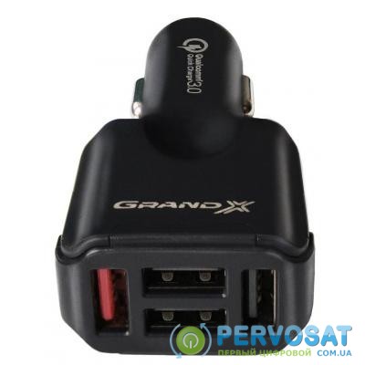 Зарядное устройство Grand-X Quick Charge 3.0 + 3 USB 7,8А (CH-09)