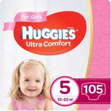 Підгузок Huggies Ultra Comfort 5 Box для дівчаток 105 шт (5029053546919) Підгузок Huggies Ultra Comfort 5 Box для дівчаток 105 шт (5029053546919)