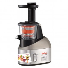 Соковитискач Tefal Infiny Press шнекова 200Вт, чаша-0.8л, жмих-0.8л, пластик, чорно-сірий Соковитискач Tefal Infiny Press шнекова 200Вт, чаша-0.8л, жмих-0.8л, пластик, чорно-сірий