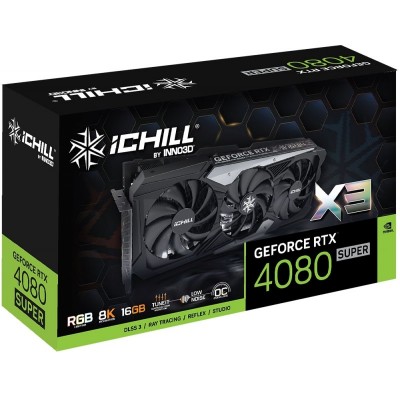 Відеокарта INNO3D GeForce RTX 4080 Super 16GB GDDR6X iChill X3