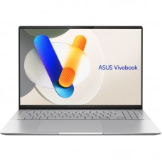 Ноутбук ASUS Vivobook S 16 M5606UA-MX025 16" 3.2K OLED, AMD R9-8945HS, 32GB, F1TB, UMA, NoOS, Сріблястий Ноутбук ASUS Vivobook S 16 M5606UA-MX025 16" 3.2K OLED, AMD R9-8945HS, 32GB, F1TB, UMA, NoOS, Сріблястий