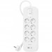 Подовжувач-фільтр мережевий Belkin 8хТип F, 3x1.5мм кв, 16А, USB-A/USB-C 18Вт, з захистом від перенапруги, 2м, білий Подовжувач-фільтр мережевий Belkin 8хТип F, 3x1.5мм кв, 16А, USB-A/USB-C 18Вт, з захистом від перенапруги, 2м, білий