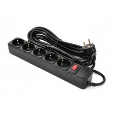 Мережевий фільтр живлення PATRON 5.0 m, 3*1.5mm2 (SP-1655) 5 розеток BLACK (EXT-PN-SP-1655) Мережевий фільтр живлення PATRON 5.0 m, 3*1.5mm2 (SP-1655) 5 розеток BLACK (EXT-PN-SP-1655)
