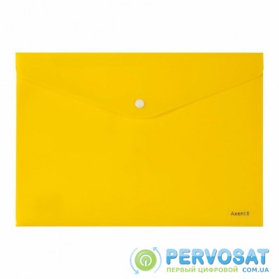 Папка - конверт Axent A4, textured plastic, yellow (1412-26-A)
