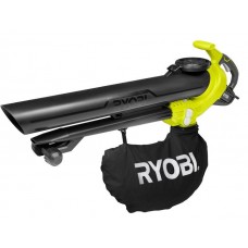 Повітродув-пилосос Ryobi RBV3000CESV з подрібнювачем, 3кВт, 16 куб.м/хв, 375 км/год Повітродув-пилосос Ryobi RBV3000CESV з подрібнювачем, 3кВт, 16 куб.м/хв, 375 км/год