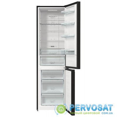 Холодильник з нижн. мороз. камерою Gorenje NRK620EABXL4, 200х60х60см, 2 двері, 235( 96)л, А++, Total NF , Зона св-ті, Зовн. Дисп