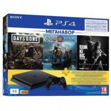 Ігрова консоль SONY PlayStation 4 1ТВ в комплекті з 3 іграми (9382102)