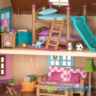 Li`l Woodzeez Игровой набор - Двухъярусная кровать для детской комнаты
