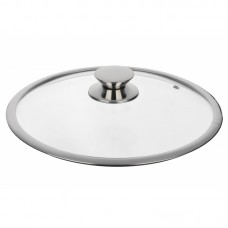 Кришка Ardesto Gemini Lazio 28 см, скло і нержавіюча сталь Кришка Ardesto Gemini Lazio 28 см, скло і нержавіюча сталь