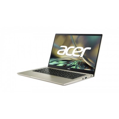 Ноутбук Acer Swift 3 SF314-512 14&quot; FHD IPS, Intel i5-1240P, 16GB, F512GB, UMA, Lin, золотистий