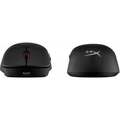Миша HyperX Pulsefire SAGA PRO, RGB, USB-A/WL/BT, чорний