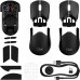 Миша HyperX Pulsefire SAGA PRO, RGB, USB-A/WL/BT, чорний