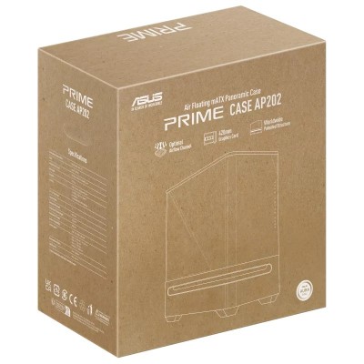 Корпус ASUS Prime AP202 Tempered Glas ARGB, без БЖ, 2xUSB3.2, 1xUSB Type-C, Tempered Glass side, mATX, білий 90DC00P3-B19000 Корпус ASUS Prime AP202 Tempered Glas ARGB, без БЖ, 2xUSB3.2, 1xUSB Type-C, Tempered Glass side, mATX, білий 90DC00P3-B19000