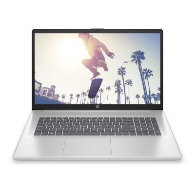 Ноутбук HP 17-cn3006ua 17.3" FHD IPS AG, Intel i5-1335U, 8GB, F256GB, UMA, DOS, сріблястий
