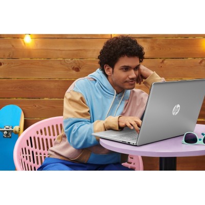 Ноутбук HP 17-cn3006ua 17.3" FHD IPS AG, Intel i5-1335U, 8GB, F256GB, UMA, DOS, сріблястий