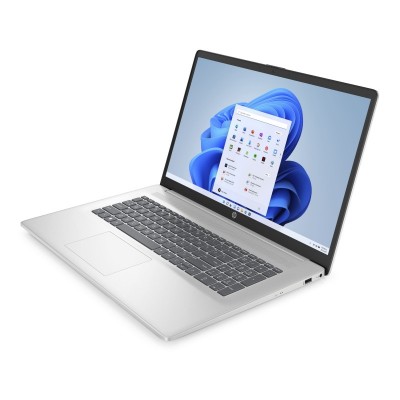 Ноутбук HP 17-cn3006ua 17.3" FHD IPS AG, Intel i5-1335U, 8GB, F256GB, UMA, DOS, сріблястий