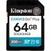 Карта пам'яті Kingston SD   64GB C10 UHS-I U3 V30 R200MB/s