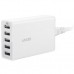Зарядное устройство Anker PowerPort 5 - 40W 5-port USB Power IQ V3 (White) (A2124L22)