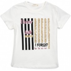 Футболка дитяча Breeze з паєтками (14280-128G-cream) Футболка дитяча Breeze з паєтками (14280-128G-cream)